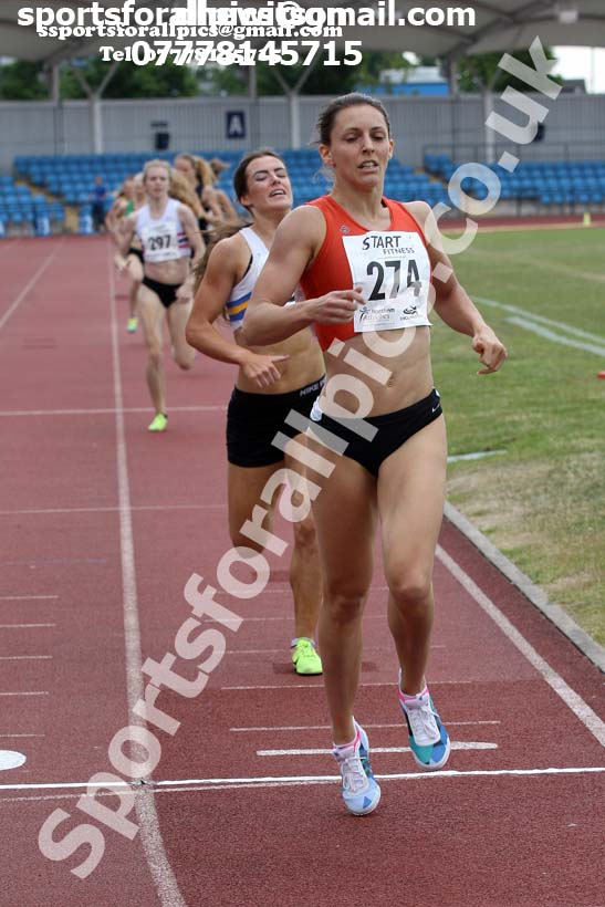 Senior womens 800 metres, Northern Senior and Under-20s Champs., Sports City, Manchester. Photo: David T. Hewitson/Sports for All Pics